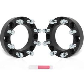 12402543 Luxfineparts 2pcs 8x170 1.5 Inch Wheel Adapters For Ford F250 F350 Super Duty 2003-2022 To 8x6.5