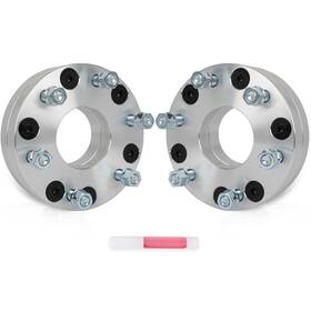 12402550 Luxfineparts 2pcs 12x1.5 2 Inch Wheel Spacers To 6x5.5 Fit For Toyota Tacoma 5 Lug 6 5x4.5