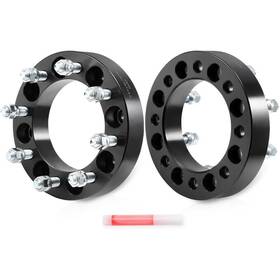12407544 Luxfineparts 2pcs 9/16 Inch X18 Wheel Spacers 8x6.5 1.5 Fit For Dodge Ram 2500 3500 1995-2014