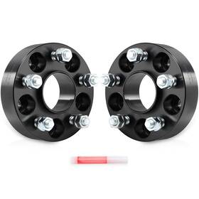 12407545 Luxfineparts 2pcs 5x110 1.5 Inch Hub Centric Wheel Spacers For 2017-2023 Jeep Cherokee Compass