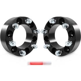 12407562 Luxfineparts 2pcs 12x1.5 2 Inch Wheel Spacers 6x5.5 For 1980-1995 Pickup 2001-2007 Toyota Sequoia