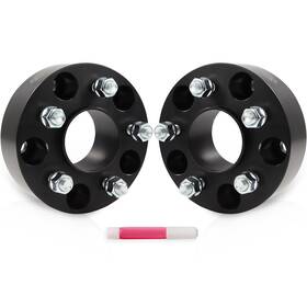 12407574 Luxfineparts 2pcs 5x5 2 Inch Wheel Adapters To 5x4.5 For 1999-2010 Jeep Grand Cherokee 1/2 X20 12407574 Luxfineparts 2pcs 5x5 2 Inch Wheel Adapters To 5x4.5 For 1999-2010 Jeep Grand Cherokee 1/2 X20