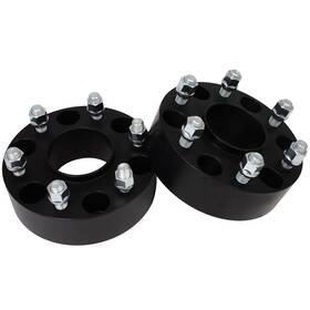 12407585 Luxfineparts 2pcs 6x5.5 2 Inch Hub Centric Wheel Spacers For Chevrolet Silverado 1500 Sierra