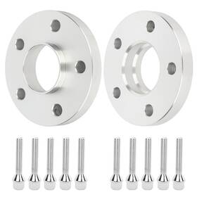 12407591 Luxfineparts 2pcs 5x112 20mm Hub Centric Wheel Spacers For Mercedes-benz C Class Rear Only