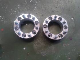 12407607 Luxfineparts 2pcs 6x5.5 2 Inch Wheel Spacers For Nissan And Chevy Pickups