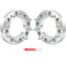 12432505 Luxfineparts 2pcs 14x1.5 1.5 Inch Wheel Spacers 8x200 For Ford F-350 Super Duty Ram 3500 Dually