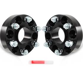 12432508 Luxfineparts 2pc 6x114.3 6x4.5 1.5 Inch Hubcentric Wheel Spacers For 2005-2012 Nissan Pathfinder