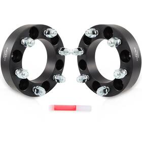12432513 Luxfineparts 2 Pcs 14x1.5 1.5 Inch Wheel Spacers For Chevy Tahoe Gmc Yukon 1995-2023 6x5.5 6 Lug