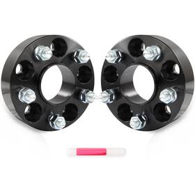 12432531 Luxfineparts 2 Pcs 12x1.5 1.5 Inch Hub Centric Wheel Spacers 5x110 For 2004-2012 Chevrolet Malibu