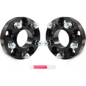 12432534 Luxfineparts 2 Pcs 14x1.5 1.25 Inch Hub Centric Wheel Spacers 5x4.5 For 2015-2023 Ford Mustang