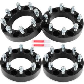 12432551 Luxfineparts 4 Pcs 14x1.5 1.5 Inch Wheel Adapters To 8x165.1/ 8x6.5 For Ford F-250 F-350 8x170