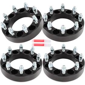 12432553 Luxfineparts 4 Pcs 8x6.5/ 8x165.1 1.5 Inch Wheel Adapters To 8x170 For Ram 2500 3500 2012-2022