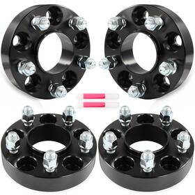 12432561 Luxfineparts 4 Pcs 14x1.5 1.25 Inch Hub Centric Wheel Spacers 5x4.5 For Ford Mustang 2015-2023