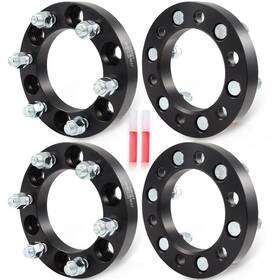 12432562 Luxfineparts 4 Pcs 14x1.5 1 Inch Wheel Spacers 6x5.5 For 1999-2023 Chevrolet Silverado 1500 25mm