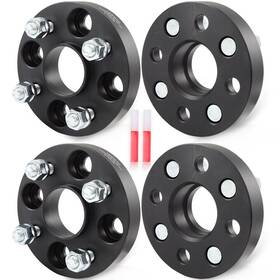 12432565 Luxfineparts 4 Pcs 12x1.5 1 Inch Hubcentric Wheel Spacers 4x100 For Mini Cooper Lug 2002-2014