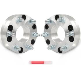 12967735 Luxfineparts 2 Pcs 5x127 Inch 12x1.5 Wheel Adapters To 6x135 For Dodge Journey 2009-2020 6 Lug