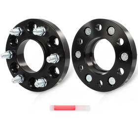 12967738 Luxfineparts 2 Pcs 14x1.5 Hub Centric Wheel Spacers 1 Inch For Ford F-150 Lobo 2015-2025 6x135