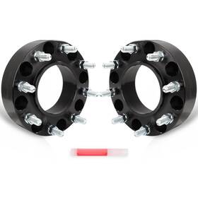 12967750 Luxfineparts 2x 8x180 2 Inch Front Hub Centric Wheel Spacers For Chevy Silverado 2500hd 2011-2025