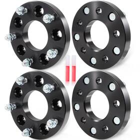 13023455 Luxfineparts 4pcs 5x5 Conversion Wheel Adapters 1 Inch For Buick Riviera 1964-1978 To 5x5.5