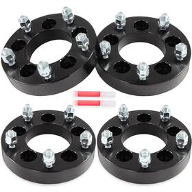 13023486 Luxfineparts 4 Pcs 1.25 Inch Conversion Wheel Adapters 5x4.75 For Gmc Jimmy 1991-2005 To 5x5.5