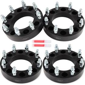 13023488 Luxfineparts 4pcs 8x6.5 Conversion Wheel Adapters To 8x180 For Chevrolet K3500 1988-1998 1.5 Inch