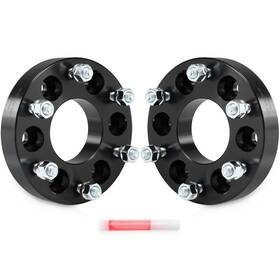 13361603 Luxfineparts 2pcs 6x5 1.25 Inch Wheel Adapters To 6x5.5 For Gmc Envoy 2002-2009 Chevy Trailblazer