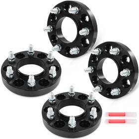 13361651 Luxfineparts 4 Pcs 14x1.5 1 Inch Hub Centric Wheel Spacers 6x135 For 2015-2025 Ford F-150 Lobo