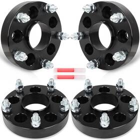 13361676 Luxfineparts 4x 5x4.5 Conversion Wheel Adapters To 5x5.5 For Lincoln Aviator 2003-2005 1.25 Inch