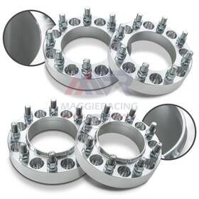 865650b-865612150bu-mg Maggie Racing No.1 4pc 8x6.5 Wheel Spacers 2 Inch For Ram 2500 And 3500 1994-2012 With 9/16 Lugs