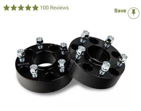 J137099 Mammoth 2-inch Billet Wheel Spacers Black 07-18 Jeep Wrangler Jk J137099 Mammoth 2-inch Billet Wheel Spacers Black 07-18 Jeep Wrangler Jk