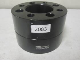 227-wp402b Max Motosports 2 Qty Inch Wheel Spacers 4x110mm 76mm Cb 10x1.25 Lug