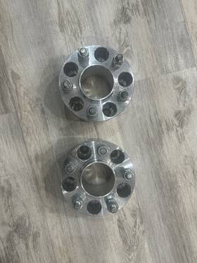 514370575b Mirozo 2 Wheel Spacers 3 Inch X 6 With 4 1/2 Lug Nut Hole Spaces. Part #514370575b