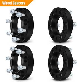 Mirozo 9929440 4pcs 1.25 Inch 6x5.5 12x1.5 Wheel Spacers For Toyota Sequoia Tacoma 4runner