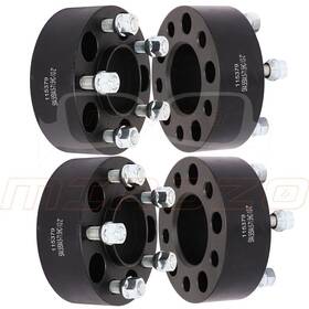 9929667 Mirozo 4 Pcs 2 Inch 5x4.5 To 1/2 For Jeep Liberty Cherokee Wrangler Wheel Spacers