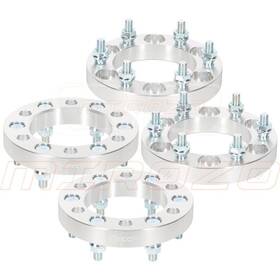 9929953 Mirozo 4 25mm 6x5.5 1 Inch 12x1.25 For Nissan Armada Xterra Frontier Wheel Spacers