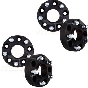 9929954 Mirozo 4 1.5 Inch 5x5 To For Jeep Grand Cherokee Commander Black 1/2 Wheel Spacers
