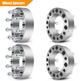 9929962 Mirozo 4x 2 Inch 8x6.5 14x1.5 For Nissan Ram Gmc Chevrolet Hummer Wheel Spacers