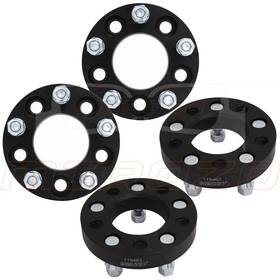 9930727 Mirozo 4pc 1 Inch 5x114.3 12x1.5 For Ford Escape Honda Accord Toyota Black Wheel Spacers