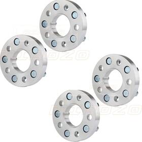 Mirozo 9930732 4x 1 Inch 5x4.5 12x1.5 Adapter For Cadillac Catera Jeep Cherokee Wheels Spacers