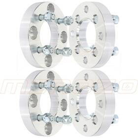 9931462 Mirozo 4x 1 Inch 25mm 4x114.3 To 4x100 12x1.5 Wheel Spacers For Honda Accord Acura Legend