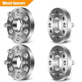 9931583 Mirozo 4x 1 Inch 6x120 14x1.5 Wheel Spacers For 09-16 Cadillac Srx 15-19 Gmc Canyon
