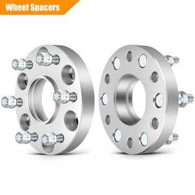 9932217 Mirozo 2 Pcs 1 Inch 6x5.5 12x1.25 Studs Wheel Spacers For Nissan Armada Infiniti Qx56