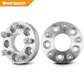 Mirozo 9933299 2x 1 Inch 5x110 To 5x4.5 12x1.5 Stud For Jeep Cherokee Chevrolet Malibu Wheel Spacer