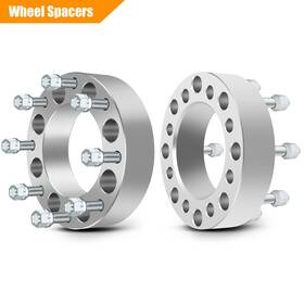9933532 Mirozo 2x 2 Inch 50mm 8x6.5 To 8x180 For Chevrolet Express 2500 Gmc Sierra Wheel Spacers