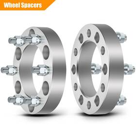 9933741 Mirozo 2x 1.25 Inch 6x5.5 12x1.5 Studs For Toyota Tacoma Chevrolet Colorado Wheel Spacers