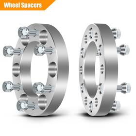 9934444 Mirozo 2x 1 Inch 6x5.5 12x1.5 Studs For Chevrolet Colorado Toyota Tacoma Wheel Spacers