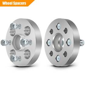 Mirozo 9934882 2pc 1 Inch 4x100 12x1.5 Wheel Spacers For Mazda Miata Kia Rio Toyota Yaris Corolla