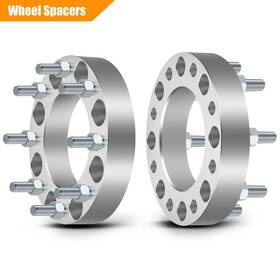 9934884 Mirozo 2x 1.5 Inch 8x180 To 14x1.5 Studs Wheel Spacers For Chevrolet Silverado 2500
