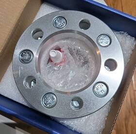 Moca 5450-5450b3 Wheel Spacers 1 Inch Thick 5x4.5 Forged 5x114.3mm 3.25 82.5 Center Bore 1/2 X20
