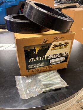 02220182 Moose Utility 1.5 Inch Wheel Spacers 4x156 With M10x1.25 Stud Extendors 02220182 Moose Utility 1.5 Inch Wheel Spacers 4x156 With M10x1.25 Stud Extendors